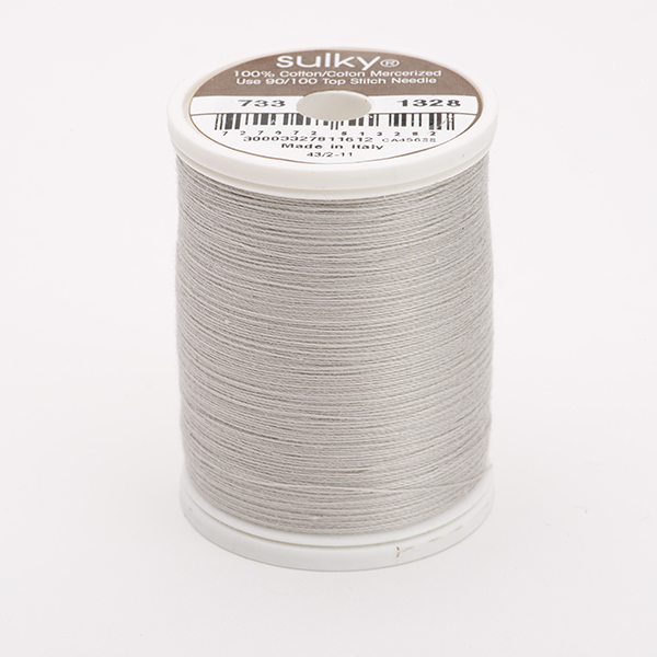 SULKY COTTON 30, 450m/500yds King Spools -  Colour 1328 Nickel Gray