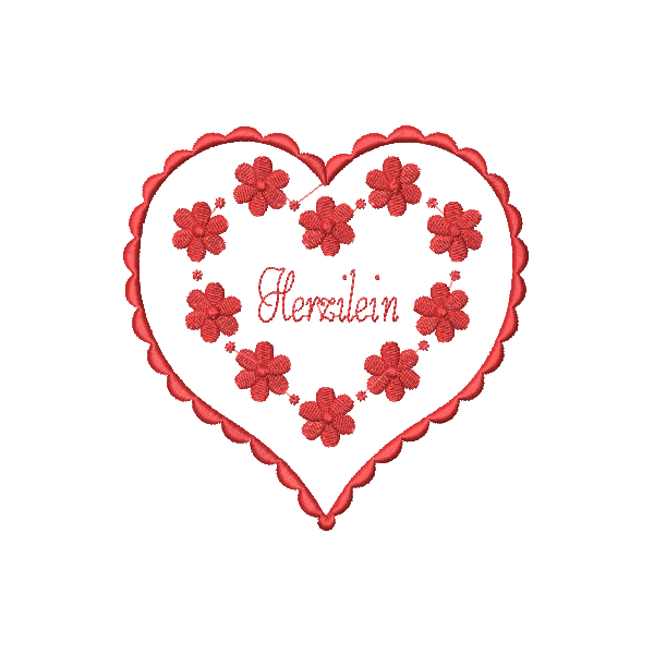 Stickdesign SULKY® HERZILEIN, (Download)