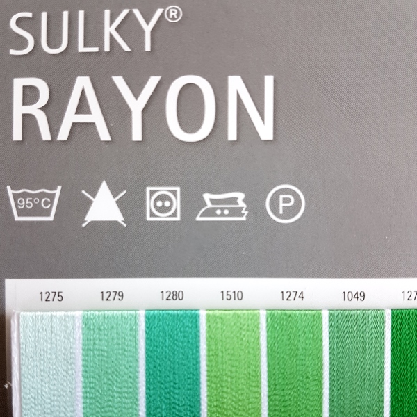 RAYON Thread Chart