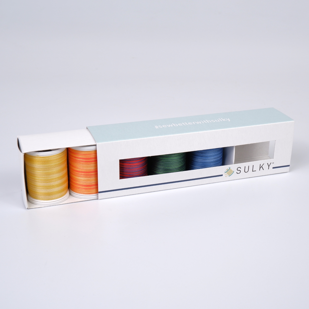 SULKY COTTON 30 - TOYS MULTICOLOR (5x
450m King Spools) SULKY COTTON 30 - TOYS MULTICOLOR (5x
450m King Spools)