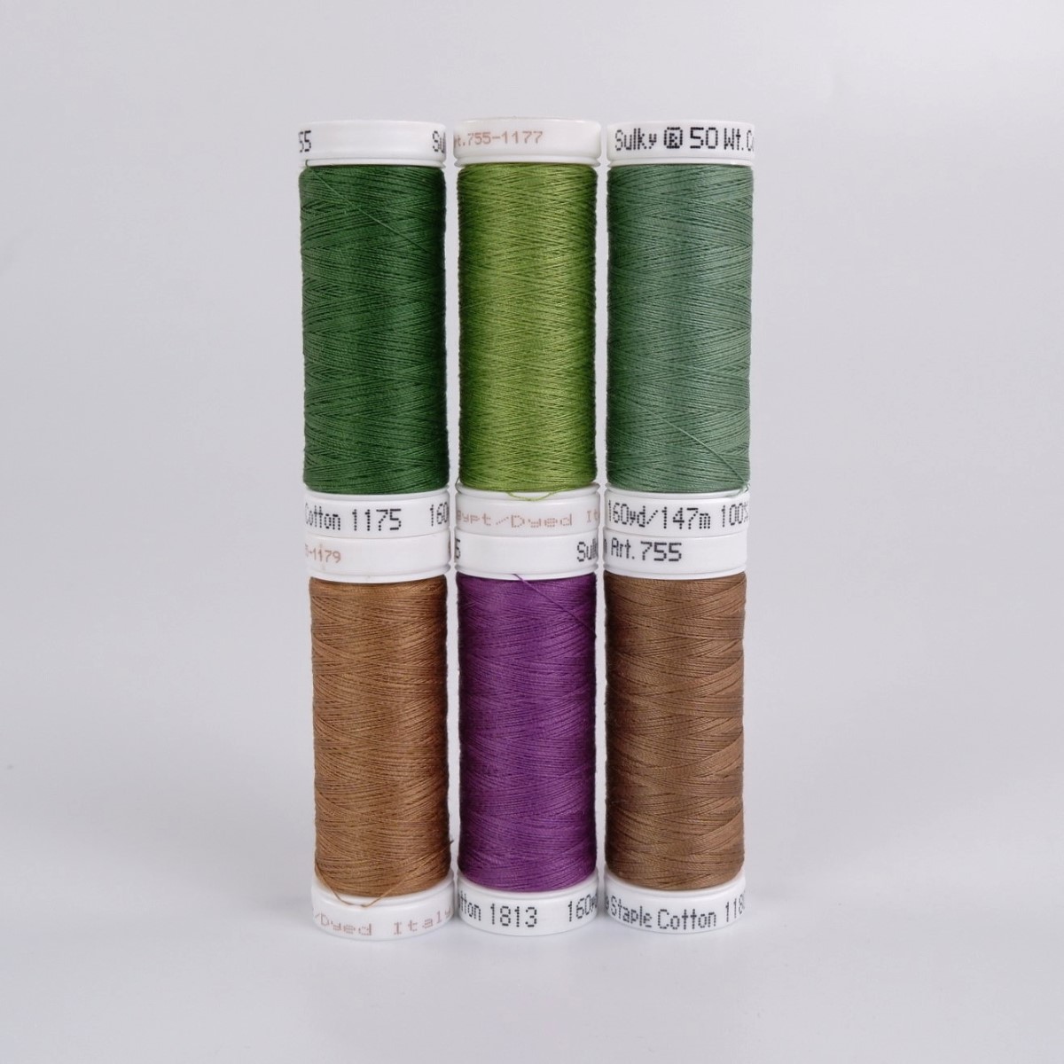 SULKY COTTON 50 - LAND (6x 147m Snap
Spulen)