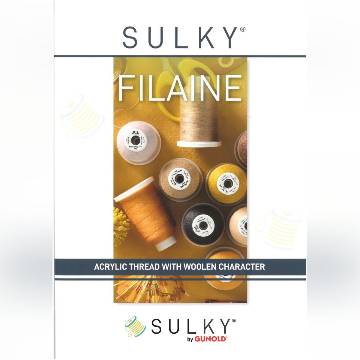 SULKY COTTON Thread Card - with actual
thread
