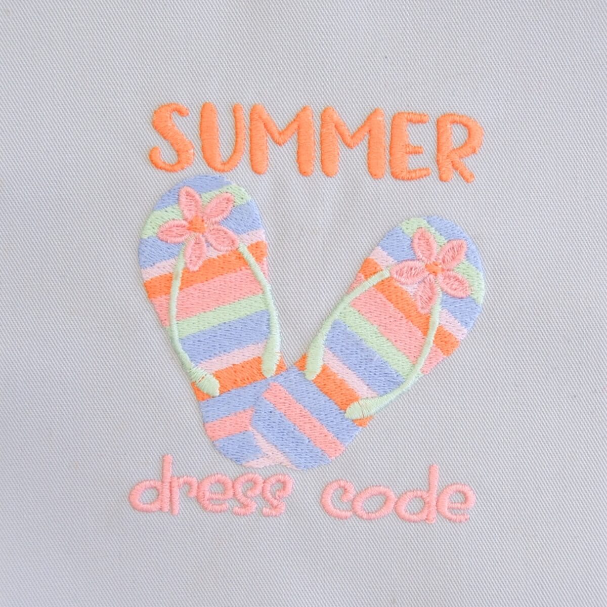 Stickdesign Hello Summer: Flip Flops (Download)