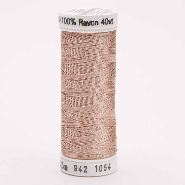 SULKY RAYON 40 coloured, 225m/250yds Snap Spools -  Colour 1054 Med. Dk. Ecru