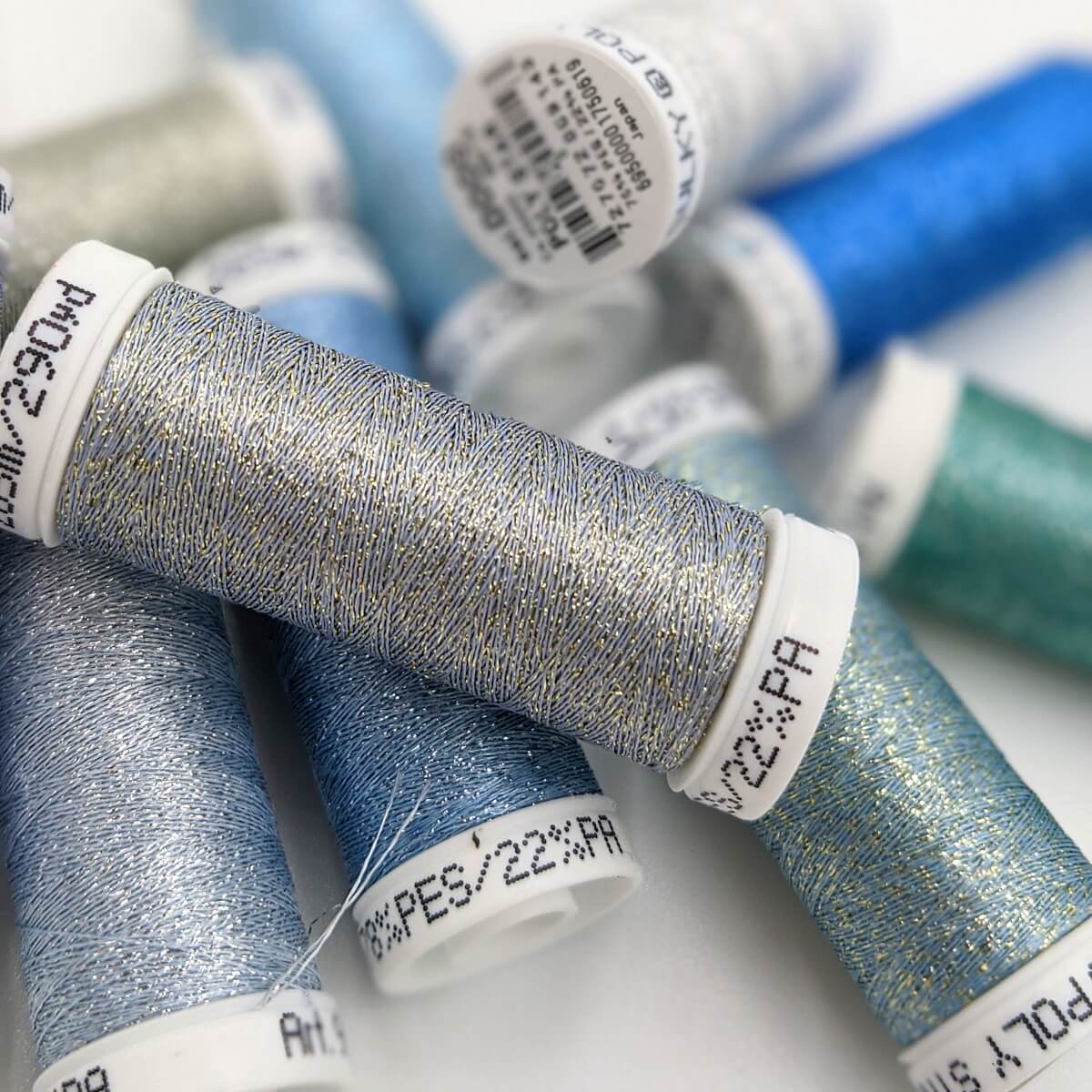 SULKY POLY SPARKLE 30 - Frozen Sea (10x
265m Snap Spools)