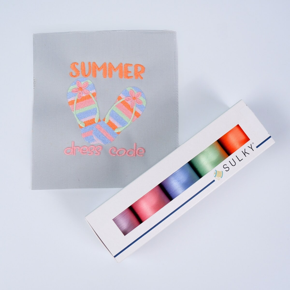 Stickdesign Hello Summer: Flip Flops (Download)