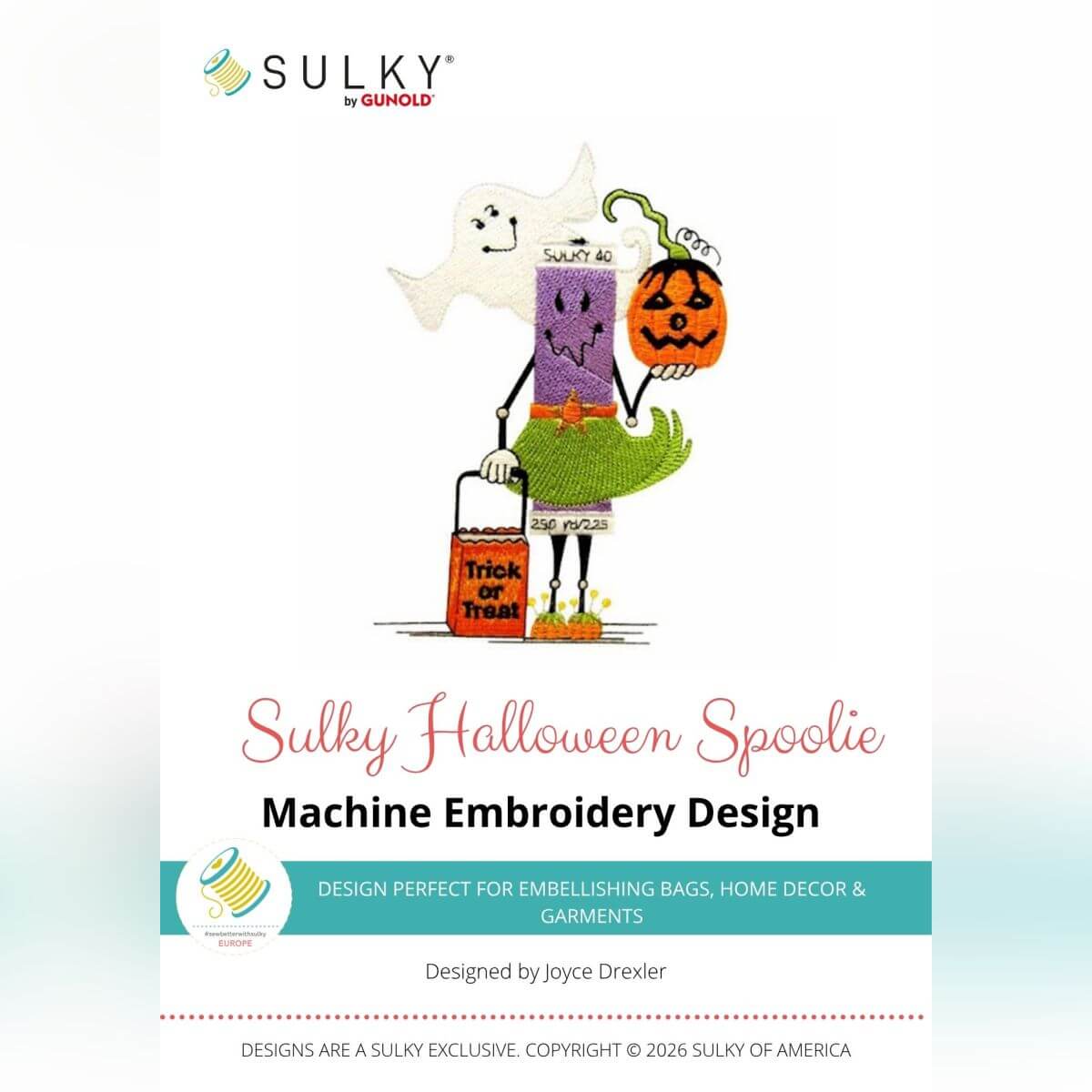 Stickdesign Sulky Halloween Spoolie (Download)
