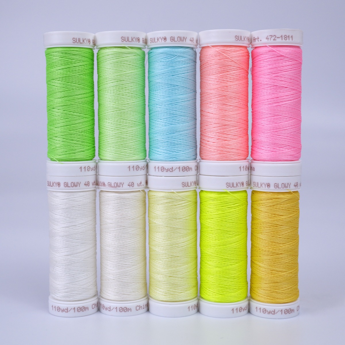 SULKY GLOWY - AFTERGLOW (10x Snap
Spools)