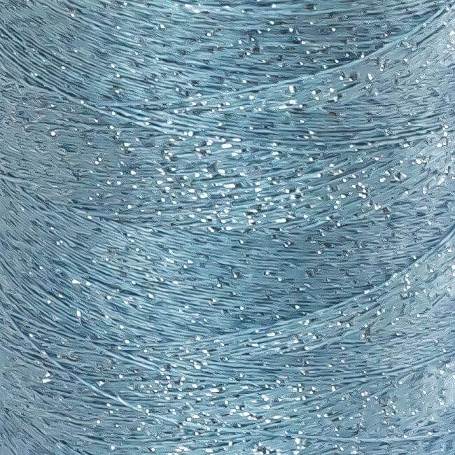SULKY POLY SPARKLE (STAR) 30, 1000m Maxi Spulen - Farbe 0580 Light Weathered Blue with Tone On Tone Sparkle