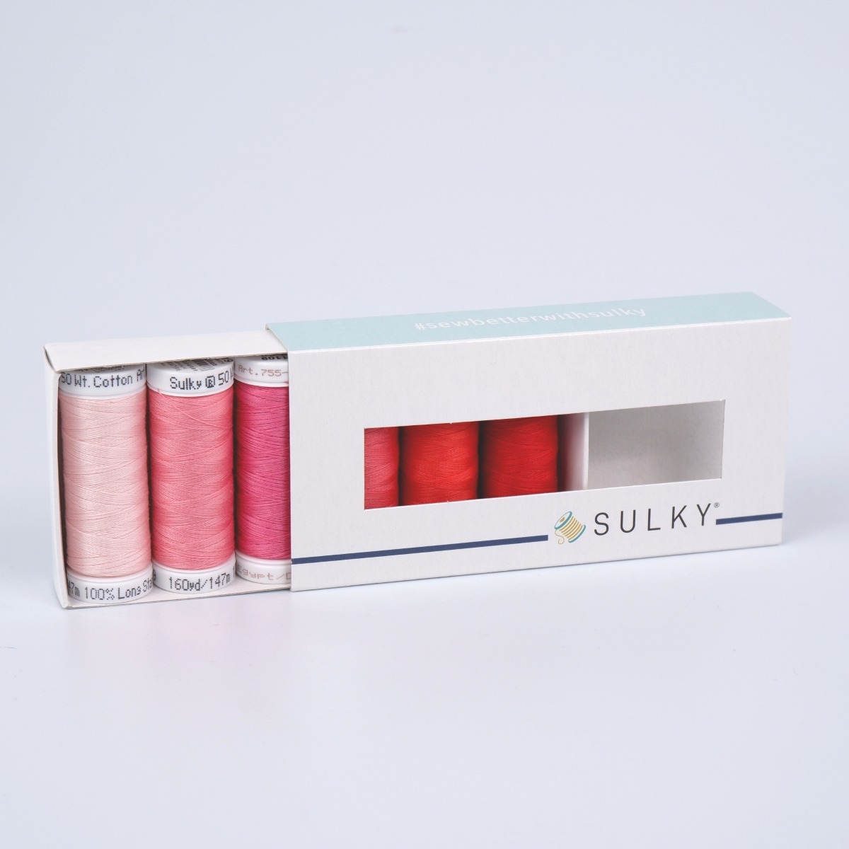 SULKY COTTON 50 - SWEETHEART (6x 147m
Snap Spulen)