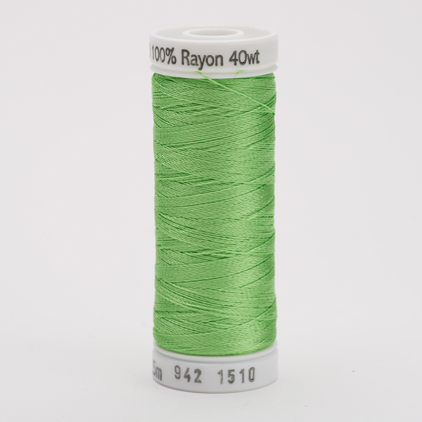 SULKY RAYON 40 farbig, 225m Snap Spulen -  Farbe 1510 Lime Green