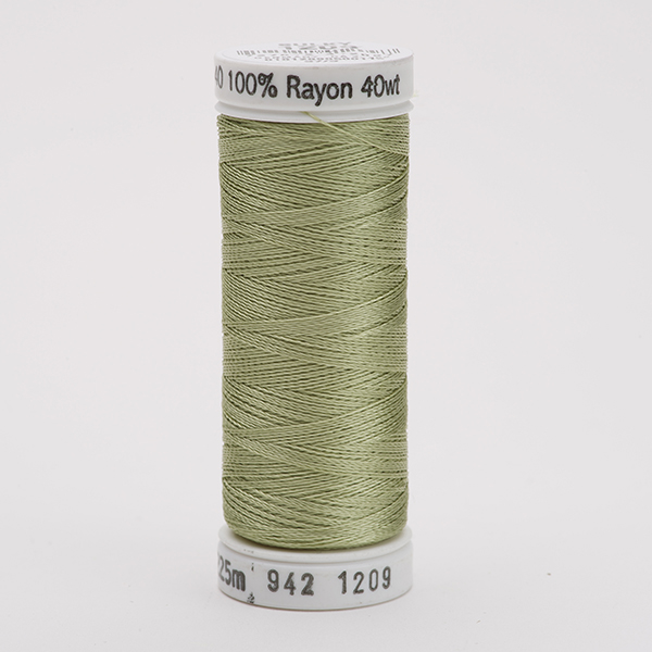 SULKY RAYON 40 farbig, 225m Snap Spulen -  Farbe 1209 Lt. Avocado