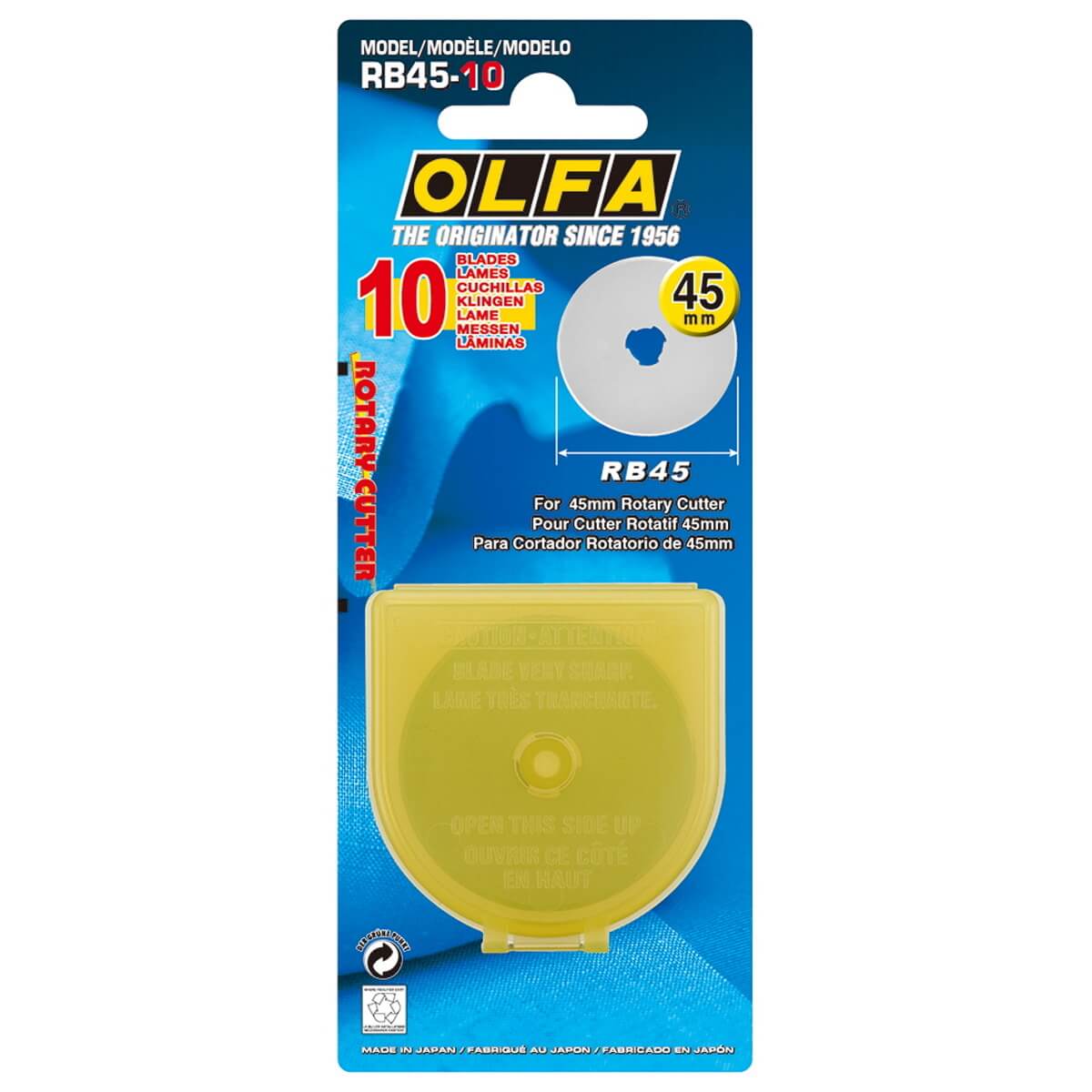 OLFA® RB45-10 45mm - Blades Rotary Cutter 10 pcs