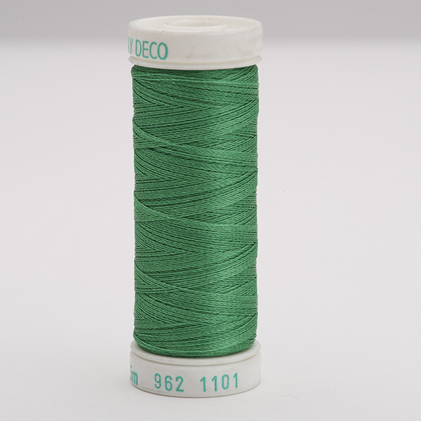 SULKY POLY DECO 40, 225m/250yd Snap Spools -  Colour 1101 True Green