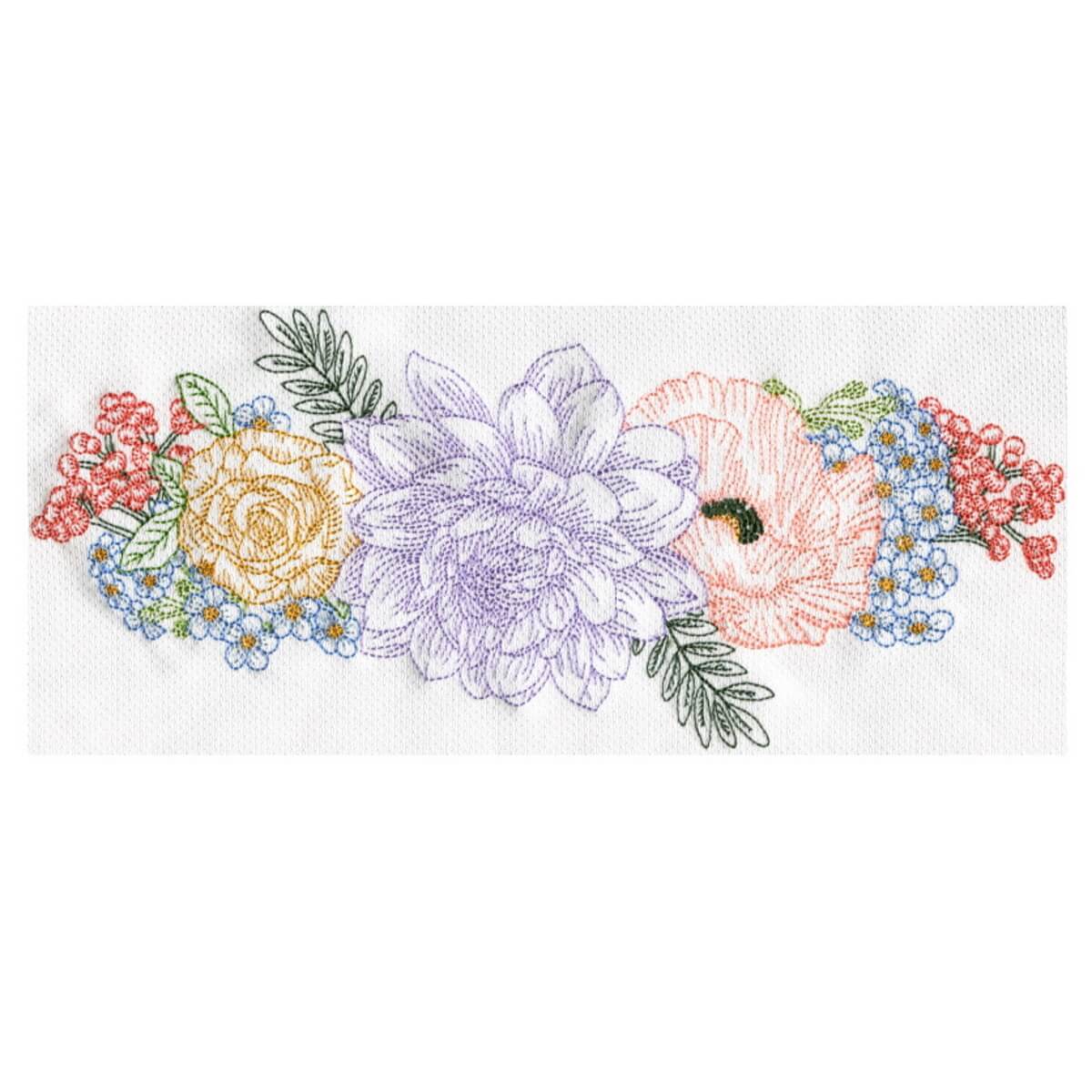 Stickdesign Floral Foraging: Horizon (Download)