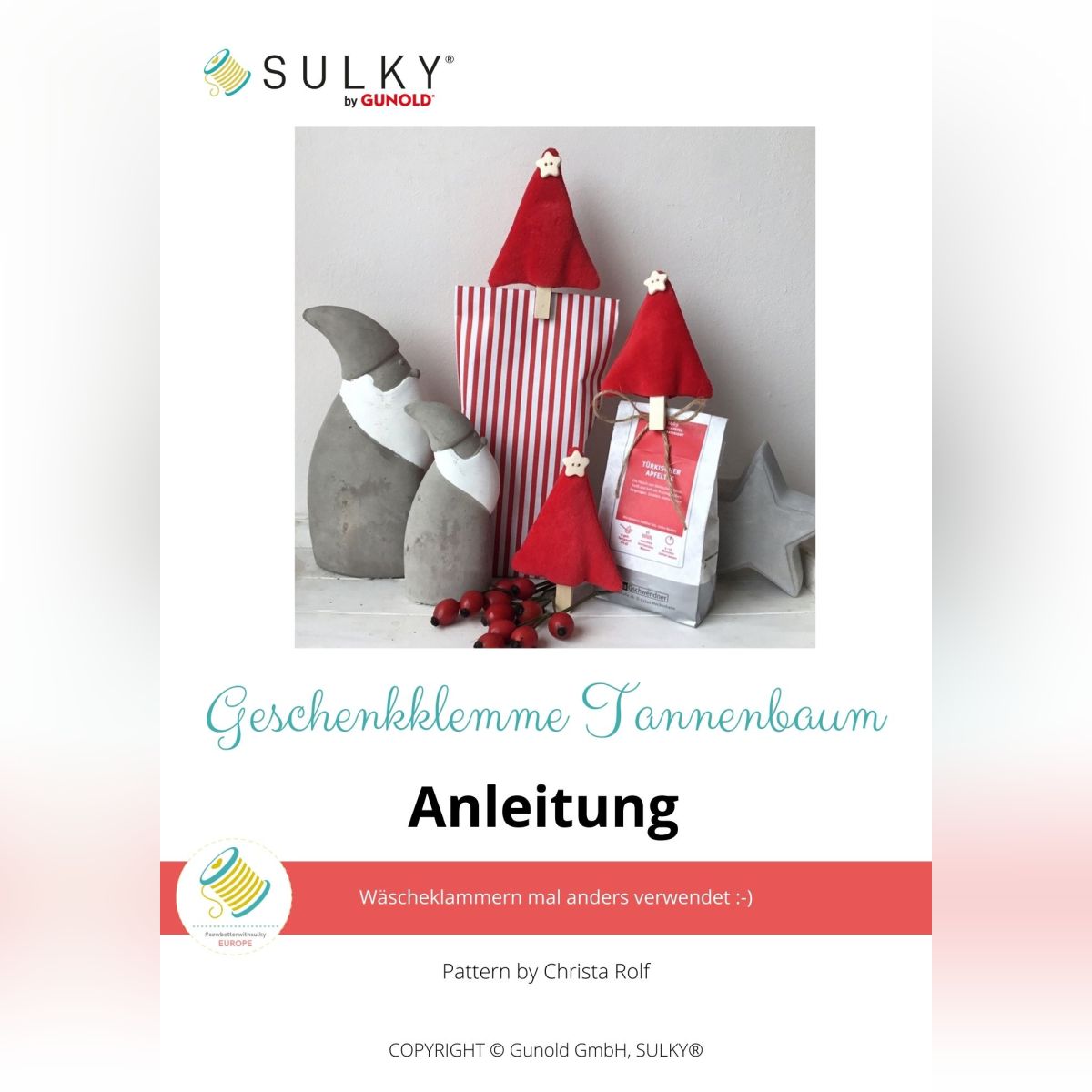 Geschenkklemme Tannenbaum