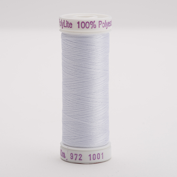 SULKY POLY LITE 60, 400m Snap Spulen -  Farbe 1001 Bright White