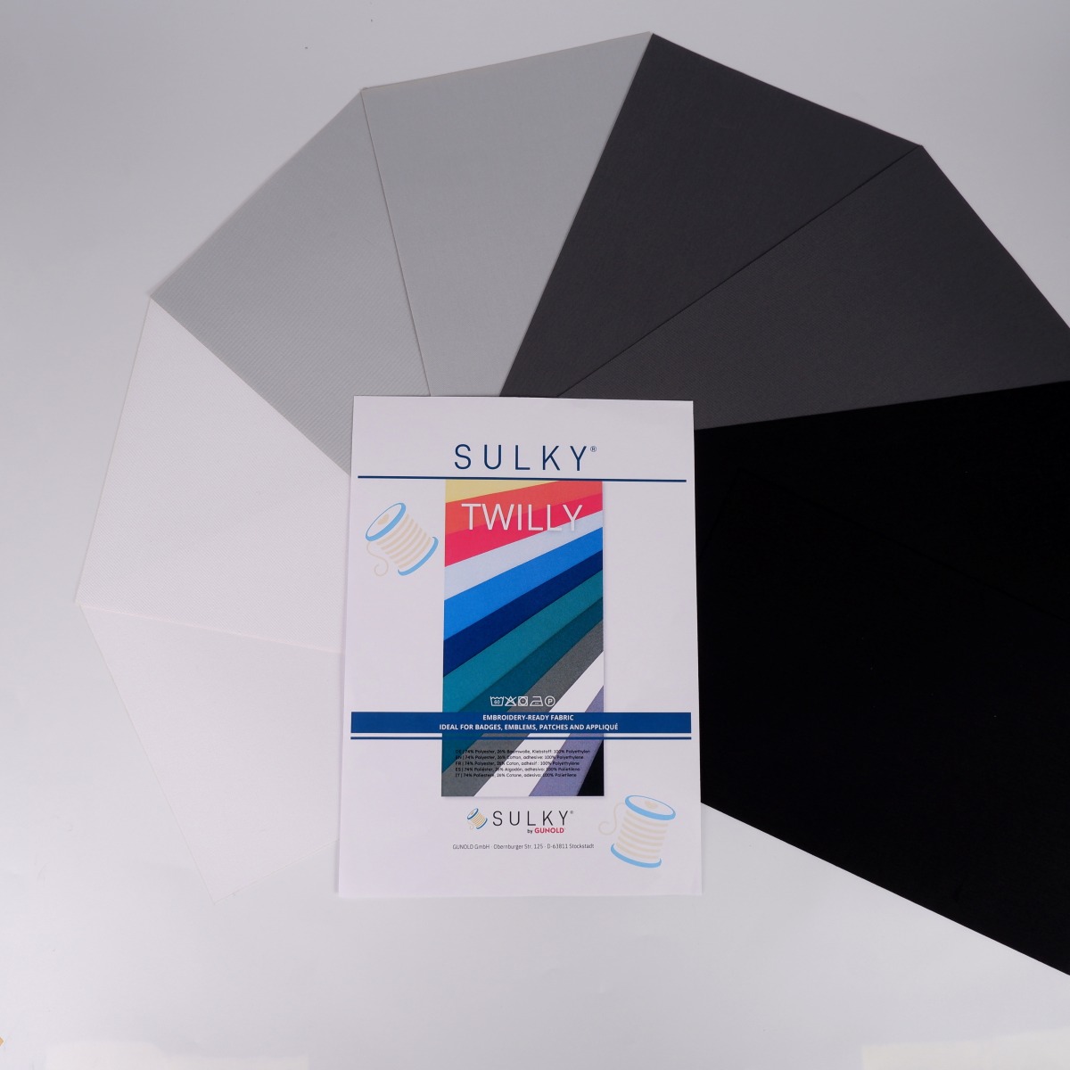 SULKY TWILLY Assortments á 8 sheets
19,5cm x 30cm - "Black-White"