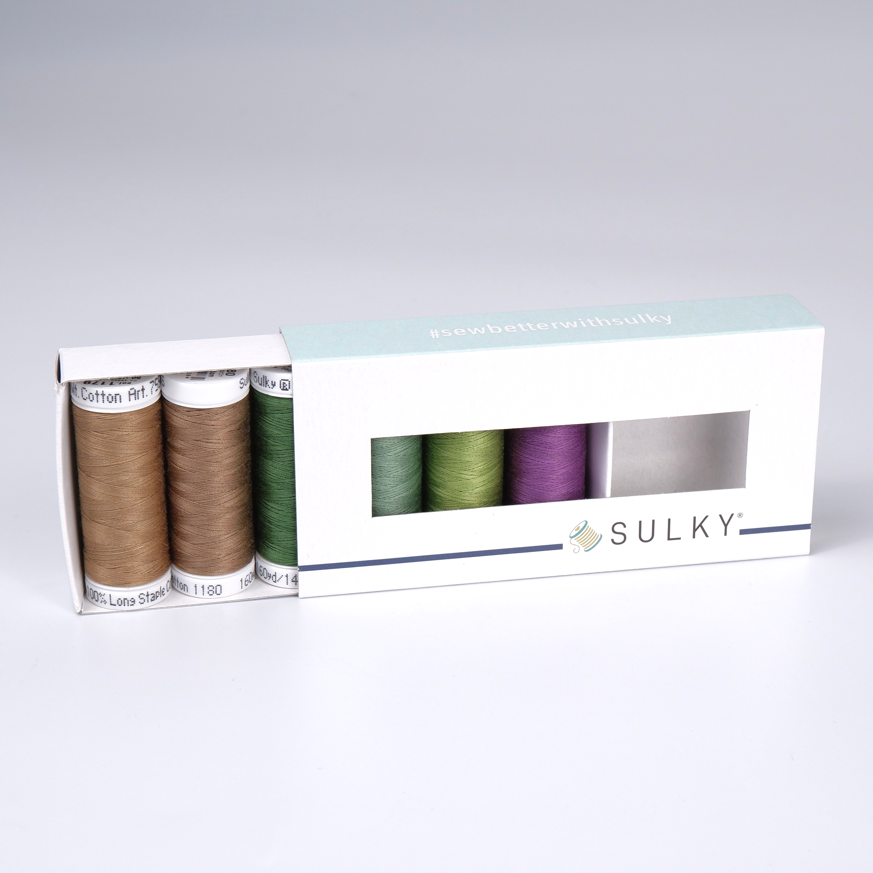 SULKY COTTON 50 - LAND (6x 147m Snap
Spulen)