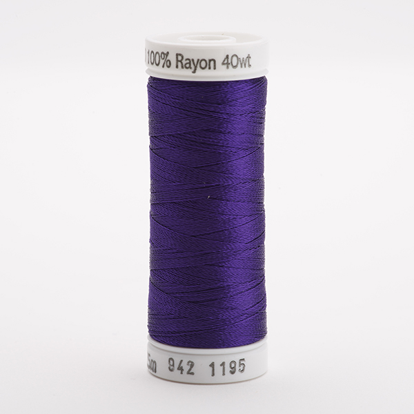 SULKY RAYON 40 farbig, 225m Snap Spulen -  Farbe 1195 Dk. Purple