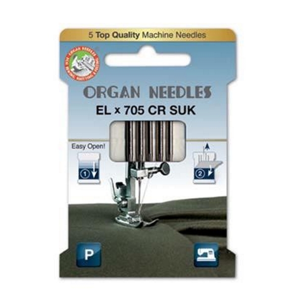 ORGAN EL x  705 SUK - Cover Stitch Needle