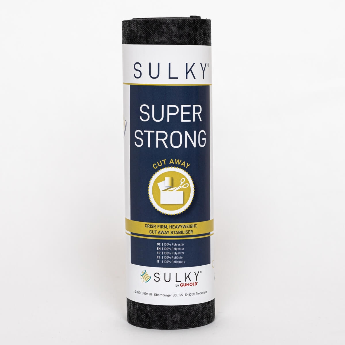 SULKY SUPER STRONG black, 25cm x 5m