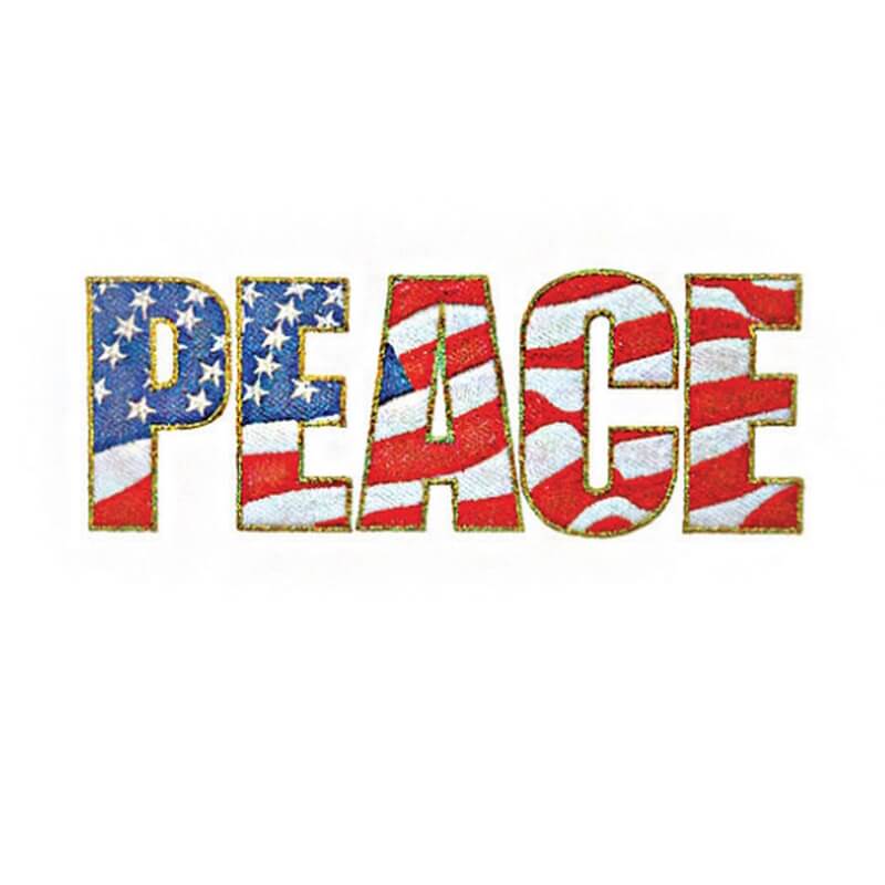 Stickdesign Patriotic: Peace (Download)