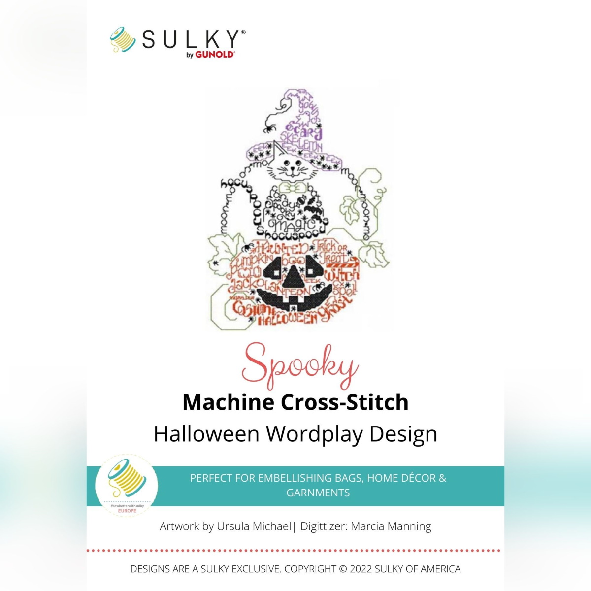 Stickdesign Halloween Wordplay: Spooky (Download) 