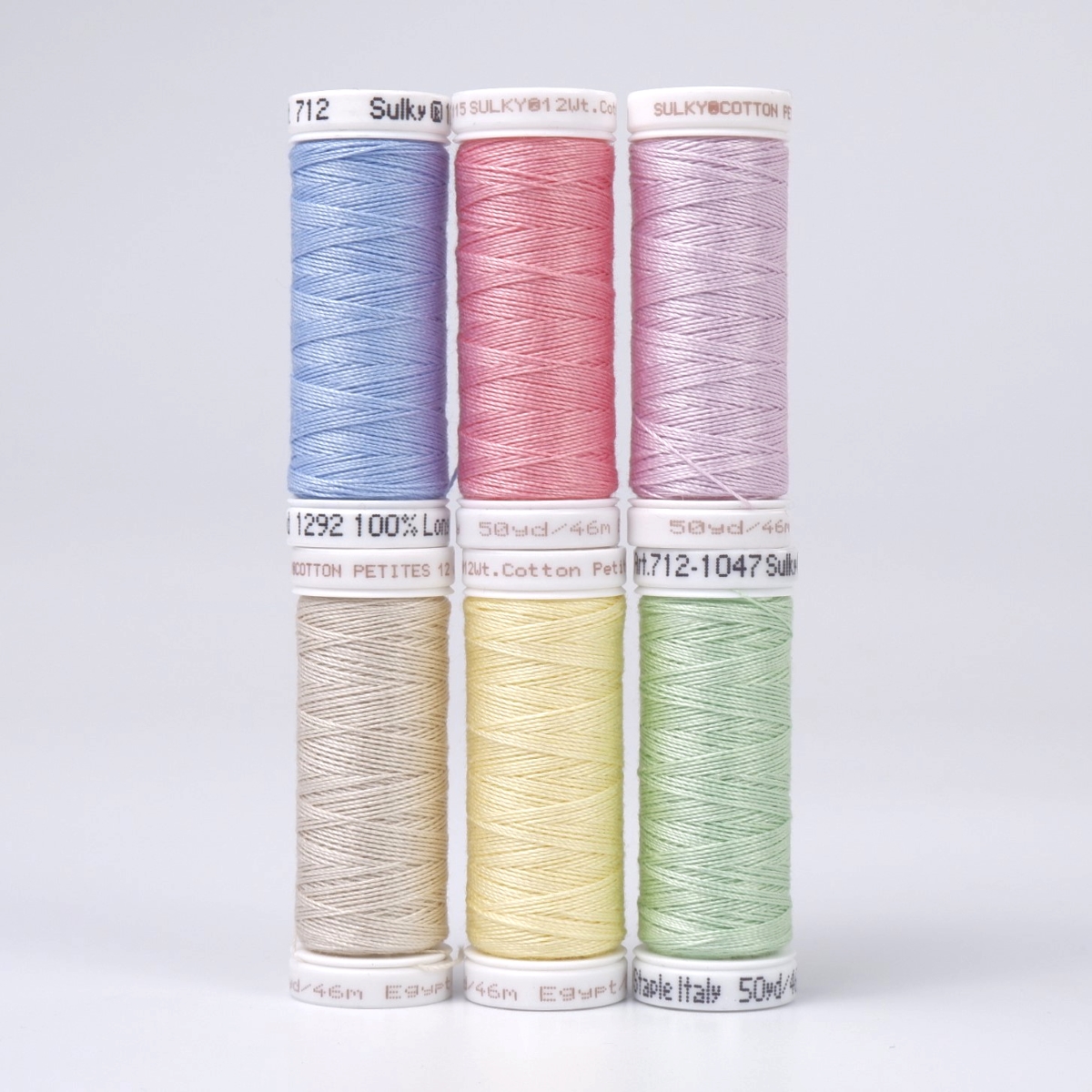 SULKY COTTON Petites 12 - SPRING (6x 46m
Snap Spools)