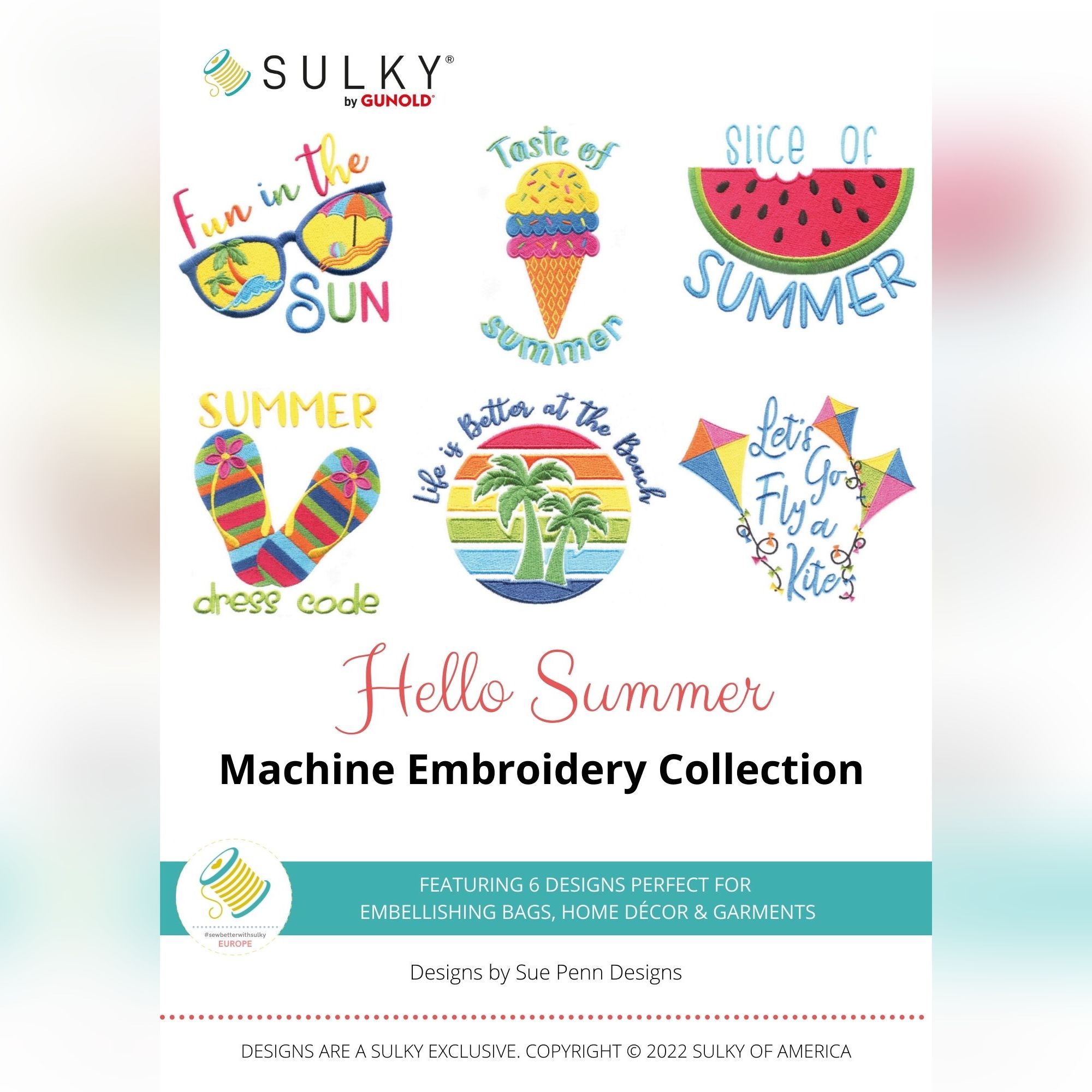 Stickdesign Hello Summer Collection (Download)