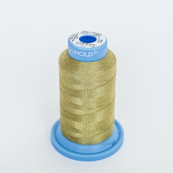 SULKY POLY FLASH 40, 1000m/1094yds Maxi Spools - Colour 7004 Dk. Gold