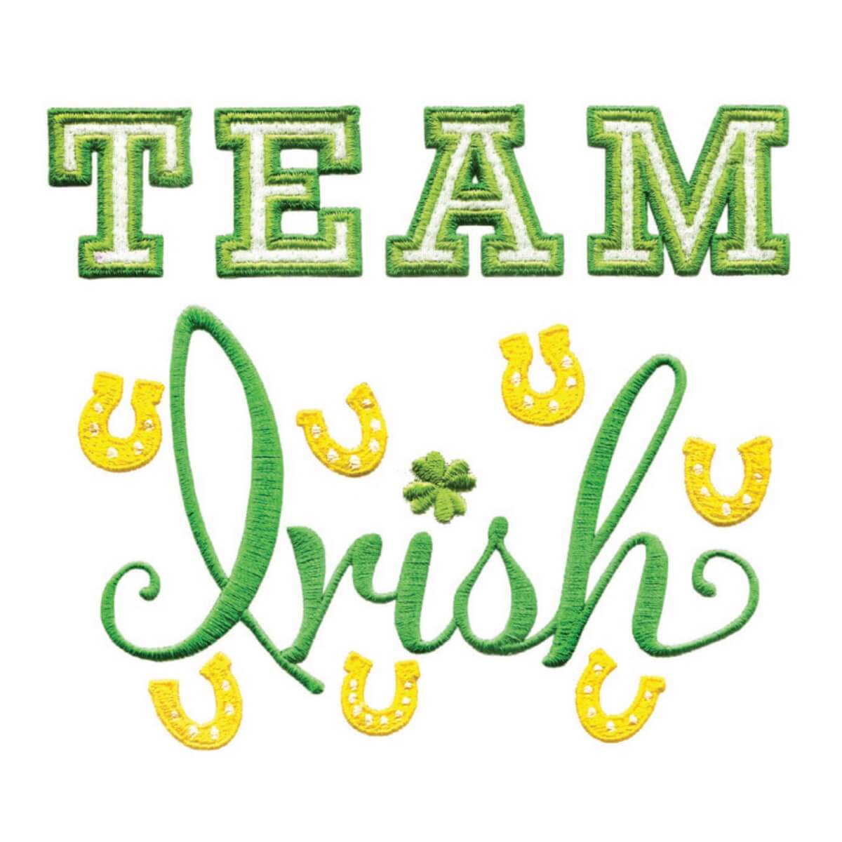 Stickdesign Feeling Lucky: Team Irish (Download)