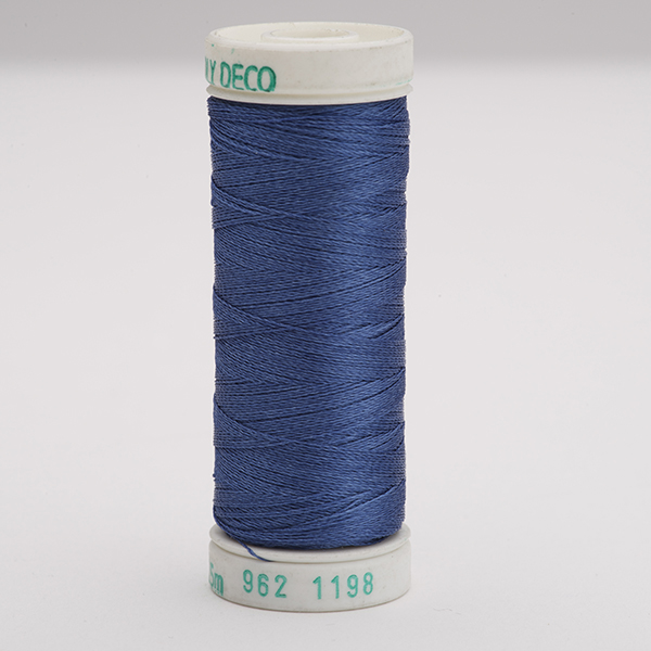 SULKY POLY DECO 40, 225m/250yd Snap Spools -  Colour 1198 Dusty Navy