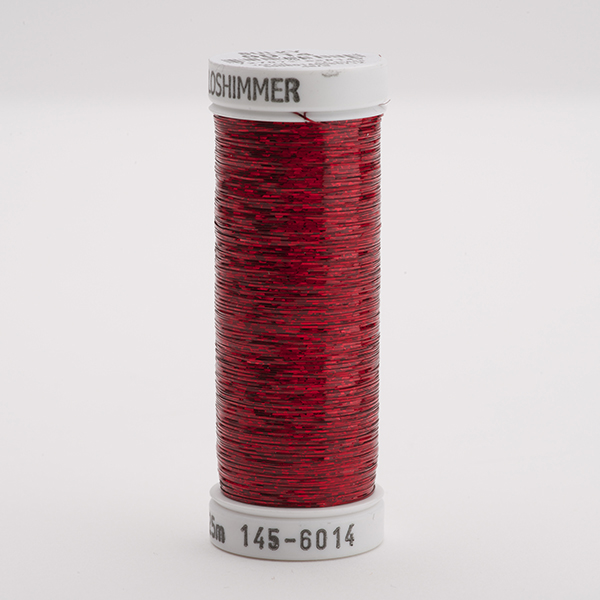 SULKY HOLOSHIMMER, 225m/250yds Snap Spools - Colour 6014 Christmas Red