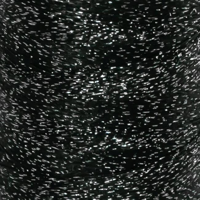 SULKY POLY SPARKLE (STAR) 30, 265m Snap Spulen - Farbe 0615 Black with Pewter Sparkle
