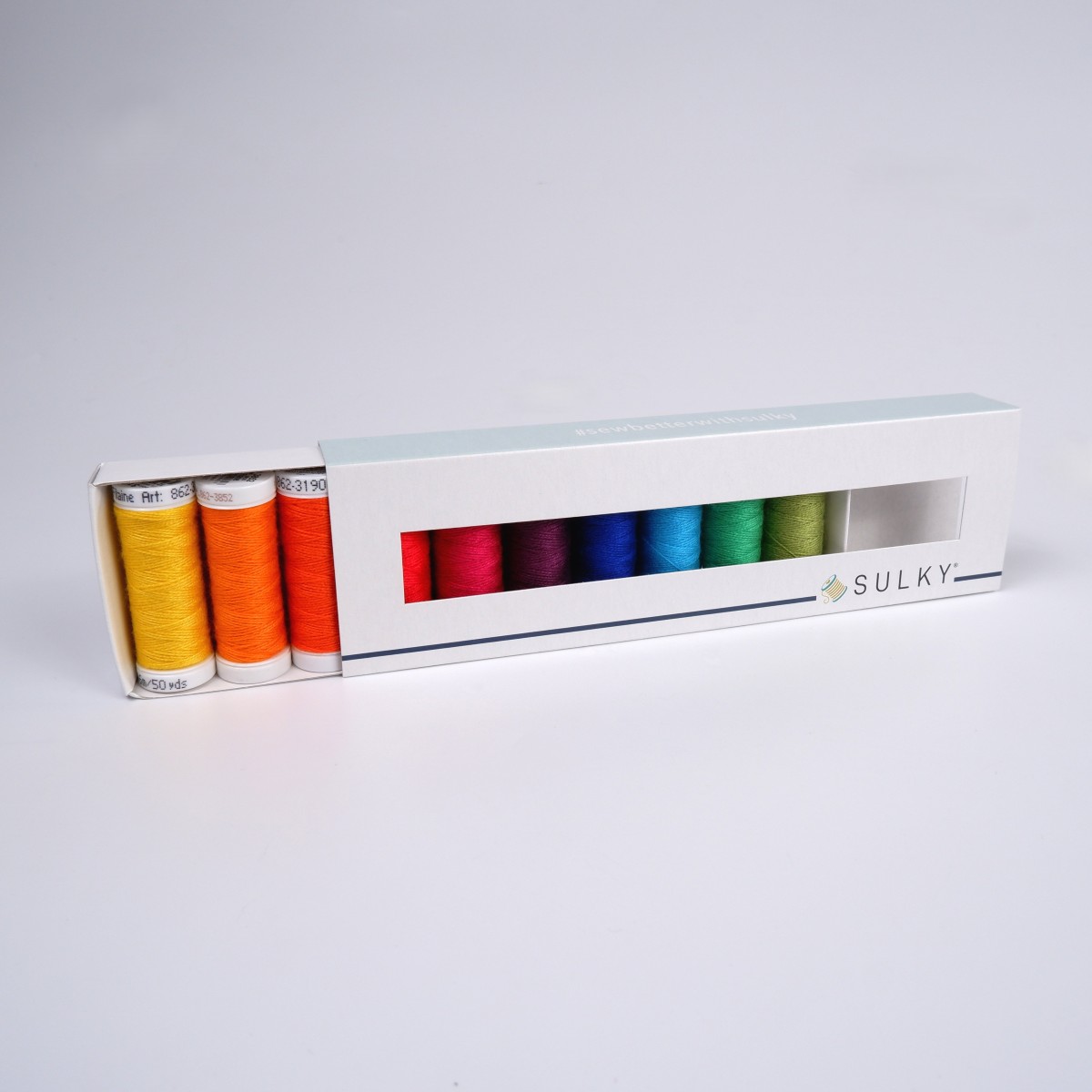 SULKY FILAINE Petites 12 - COLOUR WHEEL
(10x 46m Snap Spulen)