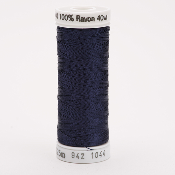 SULKY RAYON 40 coloured, 225m/250yds Snap Spools -  Colour 1044 Midnight Blue