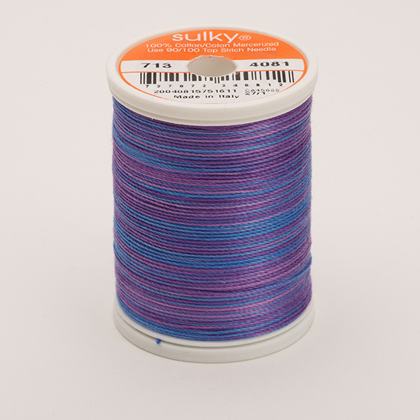 SULKY COTTON 12, 270m King Spulen -  Farbe 4081 Passion Fruit  multicolour