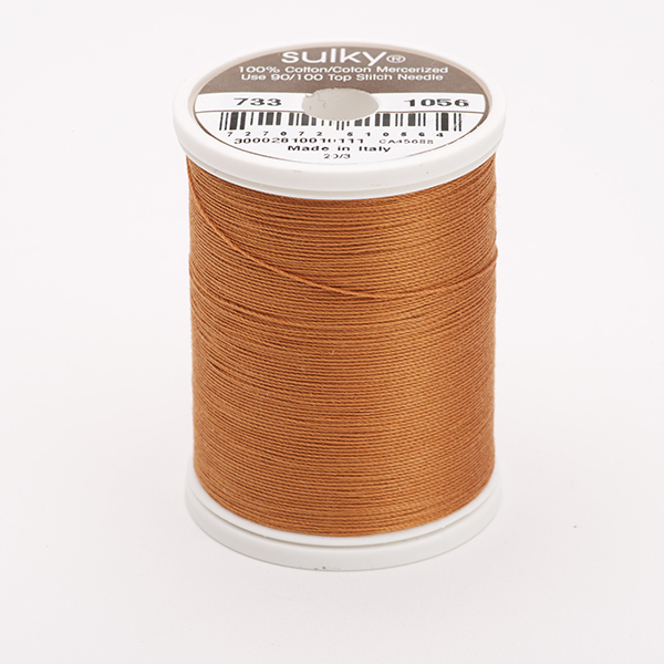 SULKY COTTON 30, 450m/500yds King Spools -  Colour 1056 Med. Tawny Tan