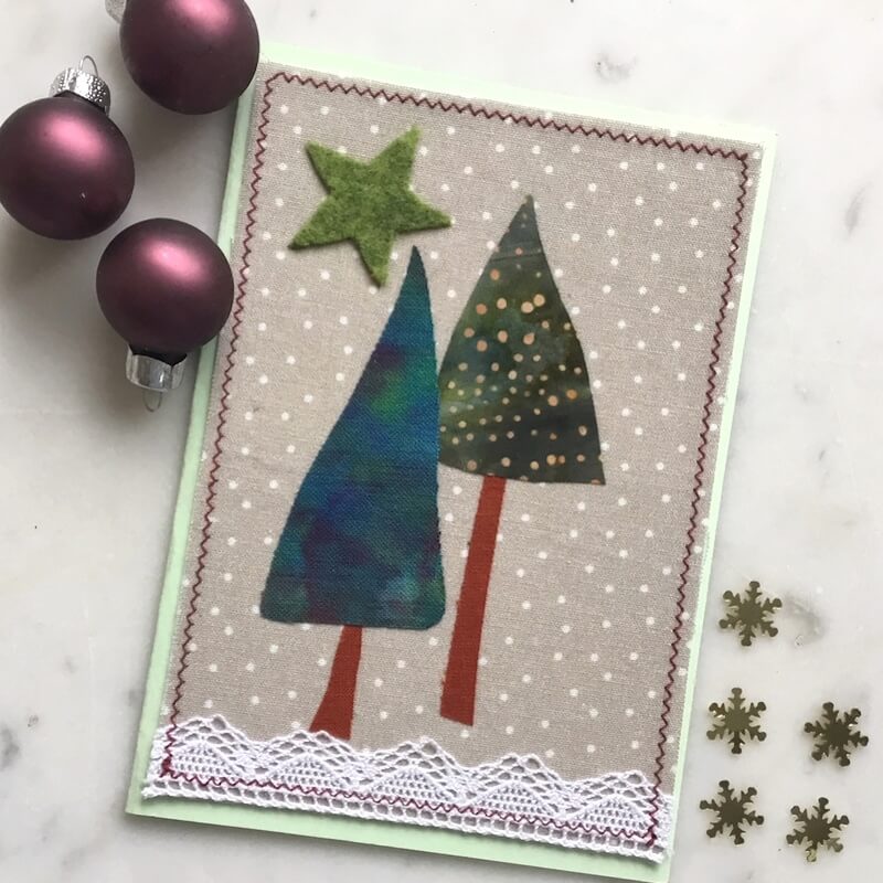 Weihnachtskarte Tannenbäumchen