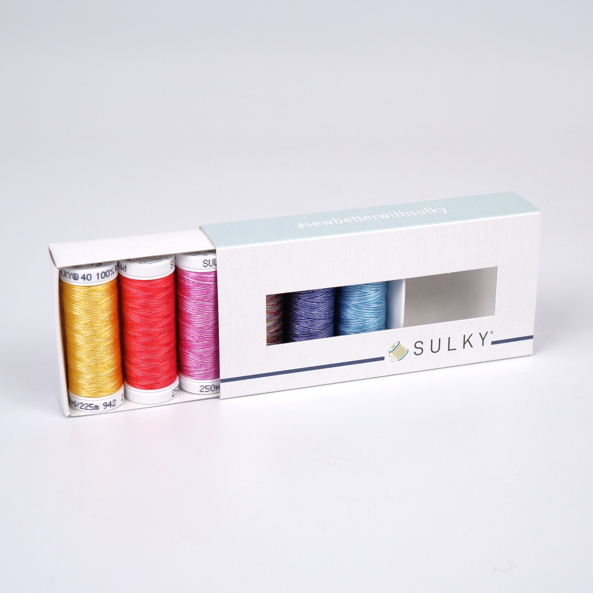 SULKY RAYON 40 - BESTSELLER MULTICOLOR
(6x 225m Snap Spools)