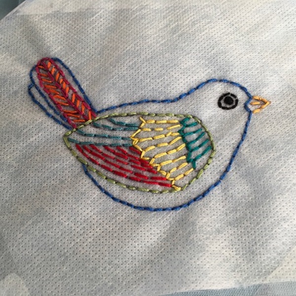 Handsticken mit Kindern
