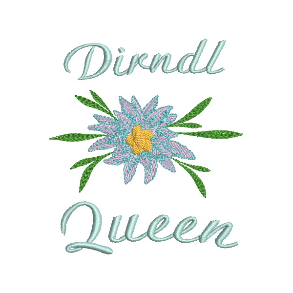 Stickdesign SULKY® Dirndl Queen, (Download)