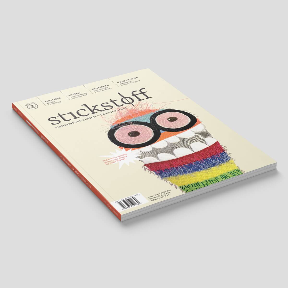 stickstoff-Magazin – Maschinensticken mit
Leidenschaft  - Ausgabe  05