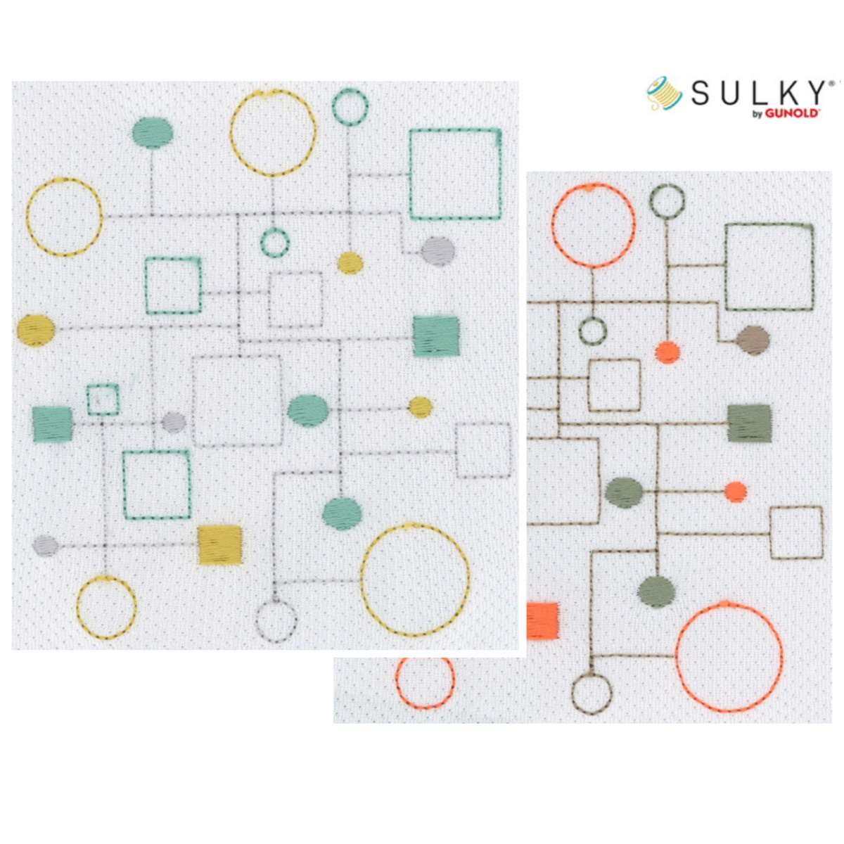 Stickdesign Mod Geo: Circle gets the Square (Download)