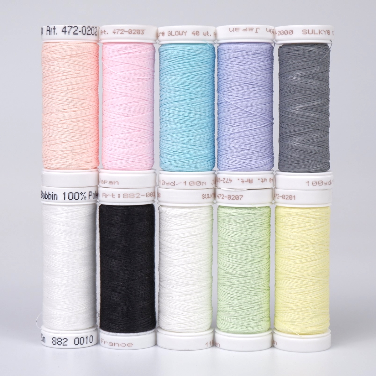 SULKY GLOW IN THE DARK (10x Snap Spools)