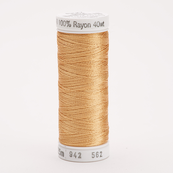 SULKY RAYON 40 coloured, 225m/250yds Snap Spools -  Colour 0562 Spice