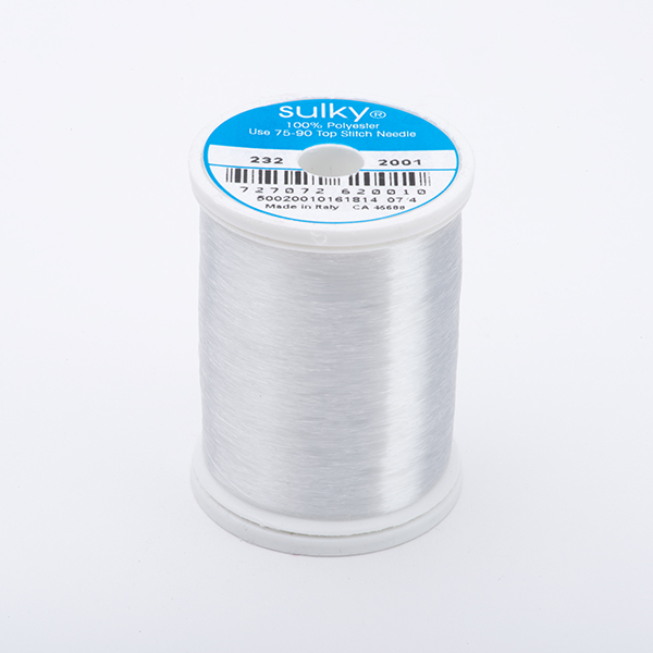 SULKY INVISIBLE clear, 2000m/2200yds King Spools - Colour 0001 Clear