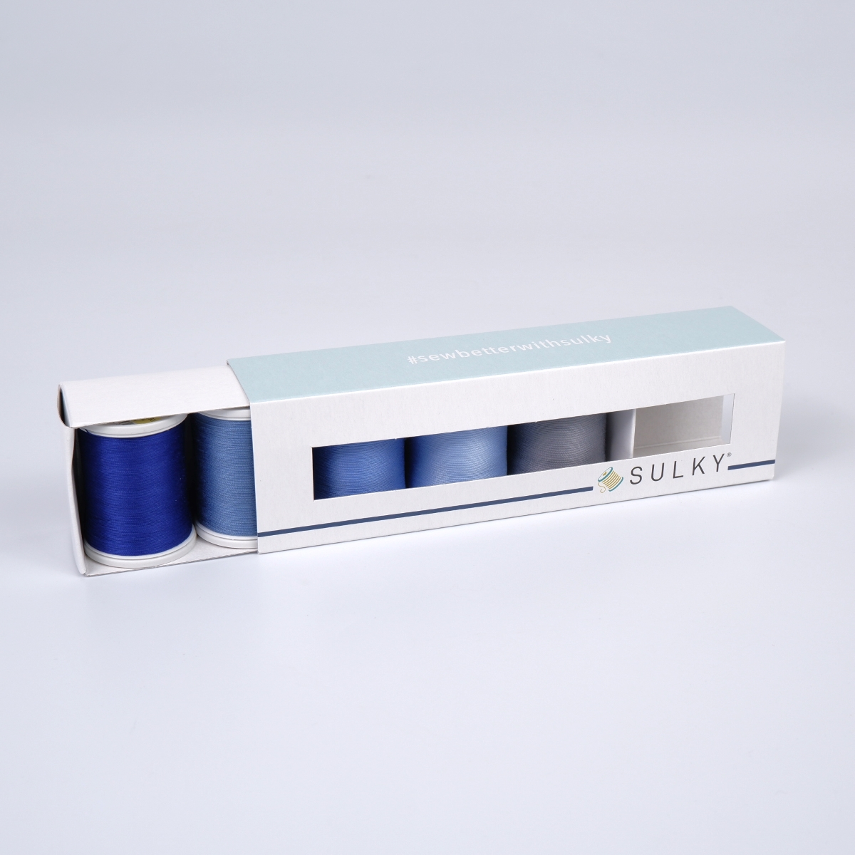 SULKY COTTON 30 - INDIGO (5x 450m King
Spools) SULKY COTTON 30 - INDIGO (5x 450m King
Spools)