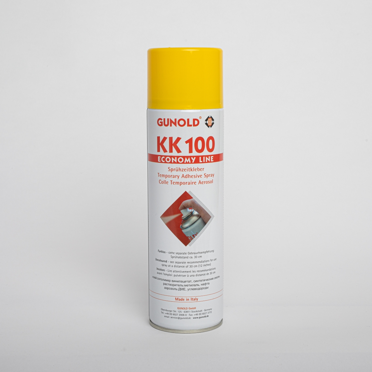 GUNOLD® KK 100 Economy, Adhesive spray,
500 ml